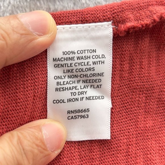 NEW CASLON Cotton Scoop Neck Short Sleeve Raglan T-shirt Dress Size Medium 0026 - Picture 8 of 12